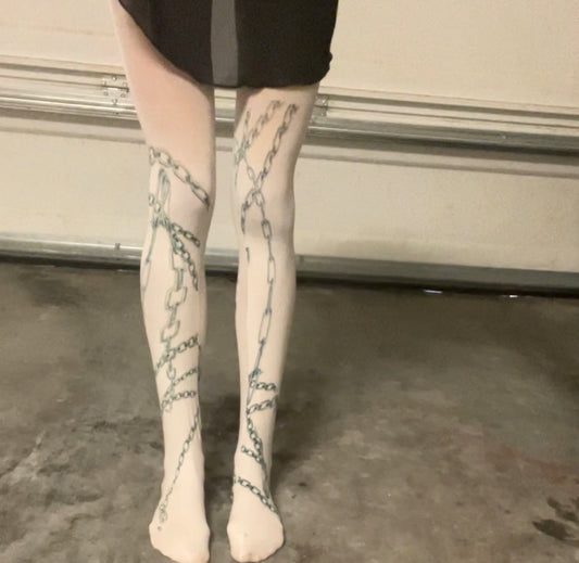 PREORDER CHAINED ANGEL TIGHTS